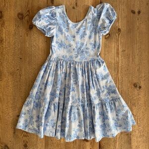 Janie and Jack Blue Floral Dress
